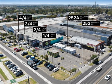 43165 - 252 and 252a Ballarat Road and Units 1-4/4 Lacy Street, Braybrook