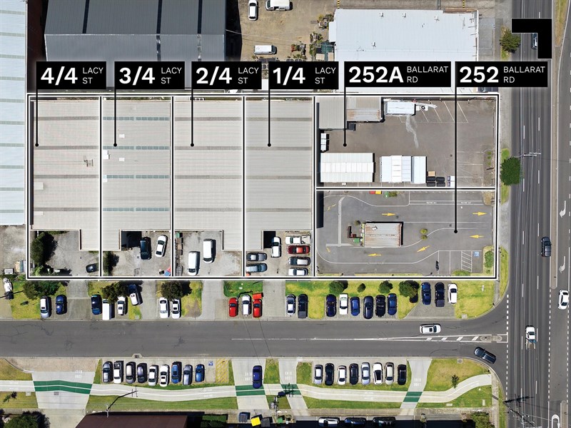 252 and 252a Ballarat Road and Units 1-4/4 Lacy Street, Braybrook